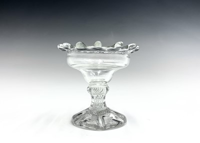 Lot 1012 - A sweetmeat dish, circa 1760, with dentated...