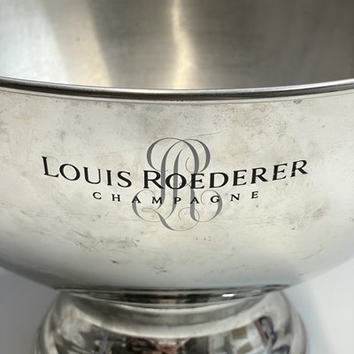 Lot 193 - A four bottle tilted bowl champagne bucket...