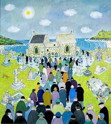 Lot 184 - Joan GILLCHREST (1918-2008) Barnoon Cemetry...