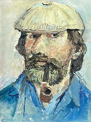 Lot 226 - Fred YATES (1922-2008)   Self-portrait Oil on...