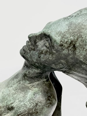 Lot 638 - Barbara TRIBE (1913-2000) Lovers I Bronze...
