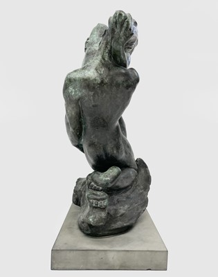 Lot 638 - Barbara TRIBE (1913-2000) Lovers I Bronze...