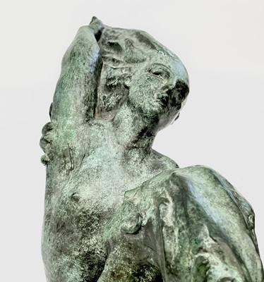 Lot 638 - Barbara TRIBE (1913-2000) Lovers I Bronze...