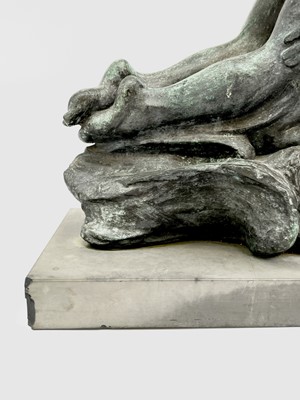 Lot 638 - Barbara TRIBE (1913-2000) Lovers I Bronze...
