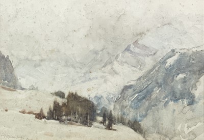 Lot 209 - Samuel John Lamorna BIRCH (1869-1955) Wengen,...