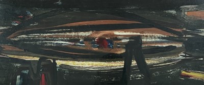 Lot 561 - St Ives School Untitled abstract Oil on board...