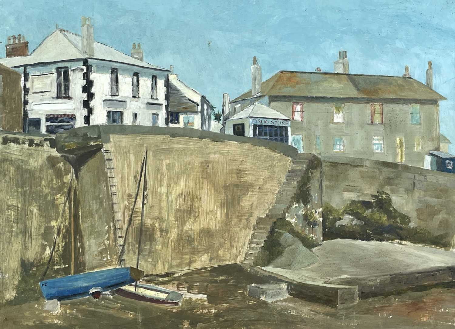 Lot 617 - Marjorie MORT (1906-1989) Mousehole Harbour