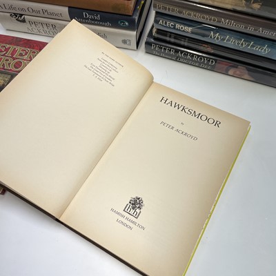Lot 447 - PETER ACKROYD. 'Hawksmoor,' first edition,...