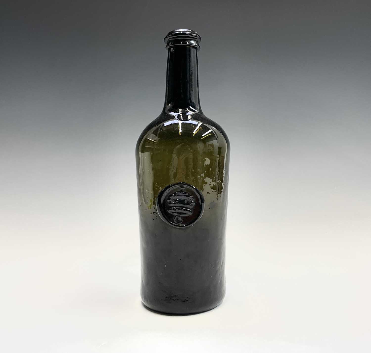 Lot 803 - A sealed wine bottle, late 18th/early 19th...