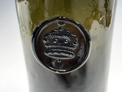 Lot 803 - A sealed wine bottle, late 18th/early 19th...