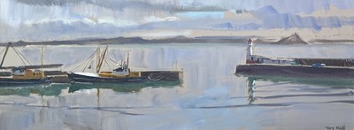 Lot 284 - Tim HALL (1964) Newlyn Oil on canvas Signed...