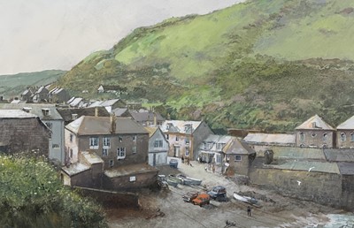 Lot 311 - Clive MADGWICK (1934-2005) Port Issac Harbour...