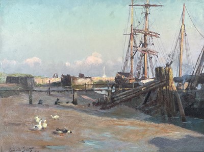 Lot 625 - CHADWELL SMITH (19th Century) At Rye Harbour...