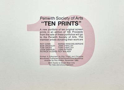 Lot 567 - A portfolio of screen prints - Penwith Society...
