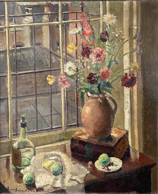 Lot 737 - Susan BARRINGTON-WARD Windowsill Still Life...