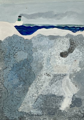 Lot 544 - Liam HANLEY (1933-2019) Running Tide Oil on...