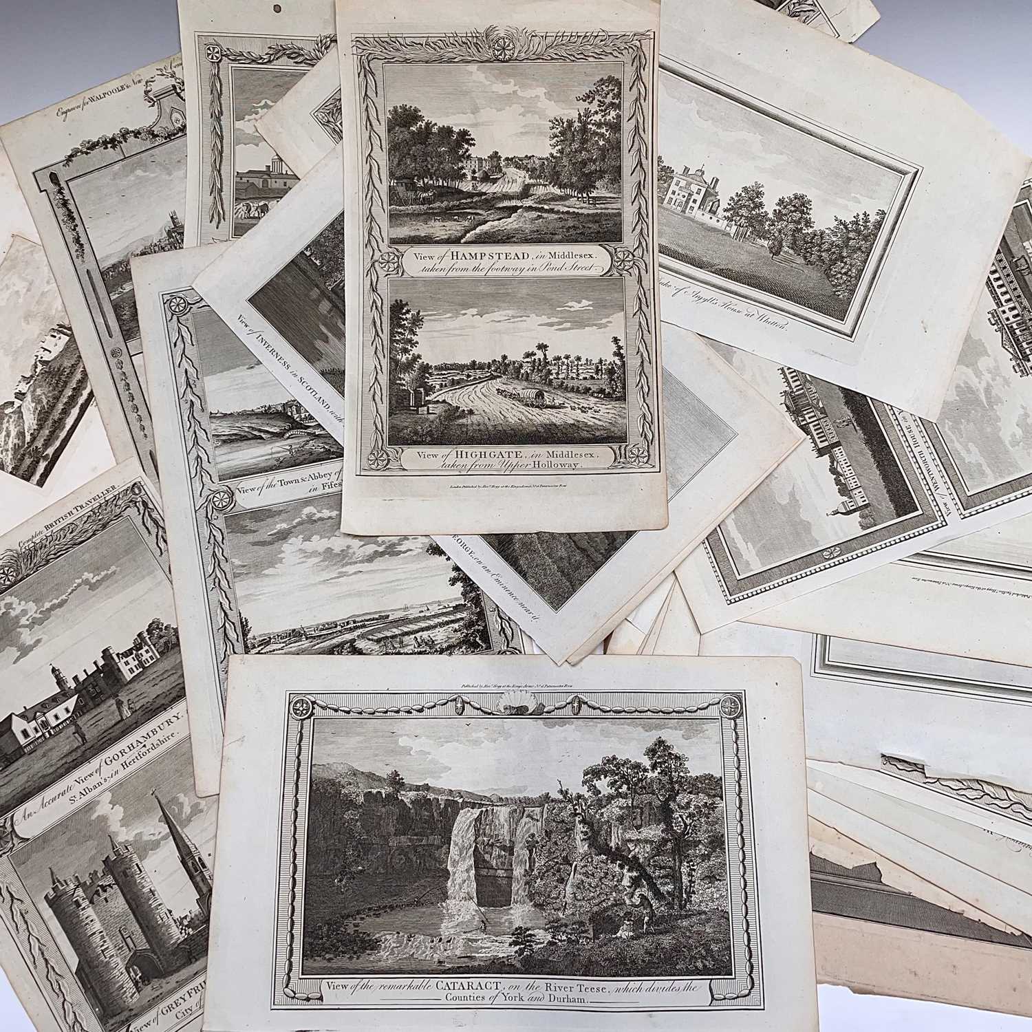 Lot 252 - BOOK PLATES and ENGRAVINGS. A collection of...