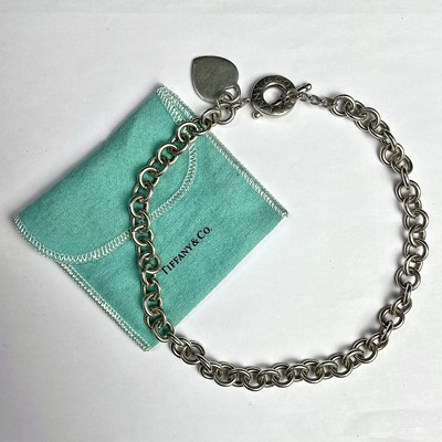 Lot 997 - A Tiffany & Co silver belcher link necklace...