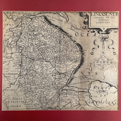 Lot 255 - ROBERT MORDEN. 'England,' copper engraved map,...