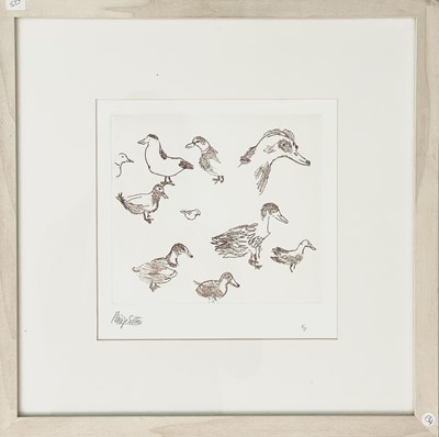 Lot 595 - Philip SUTTON (1928) Two etchings Each signed,...