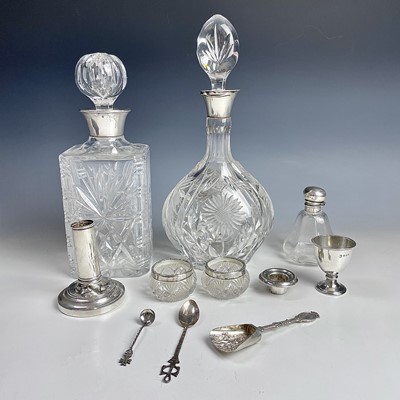 Lot 159 - A selection of mixed silver to include two...