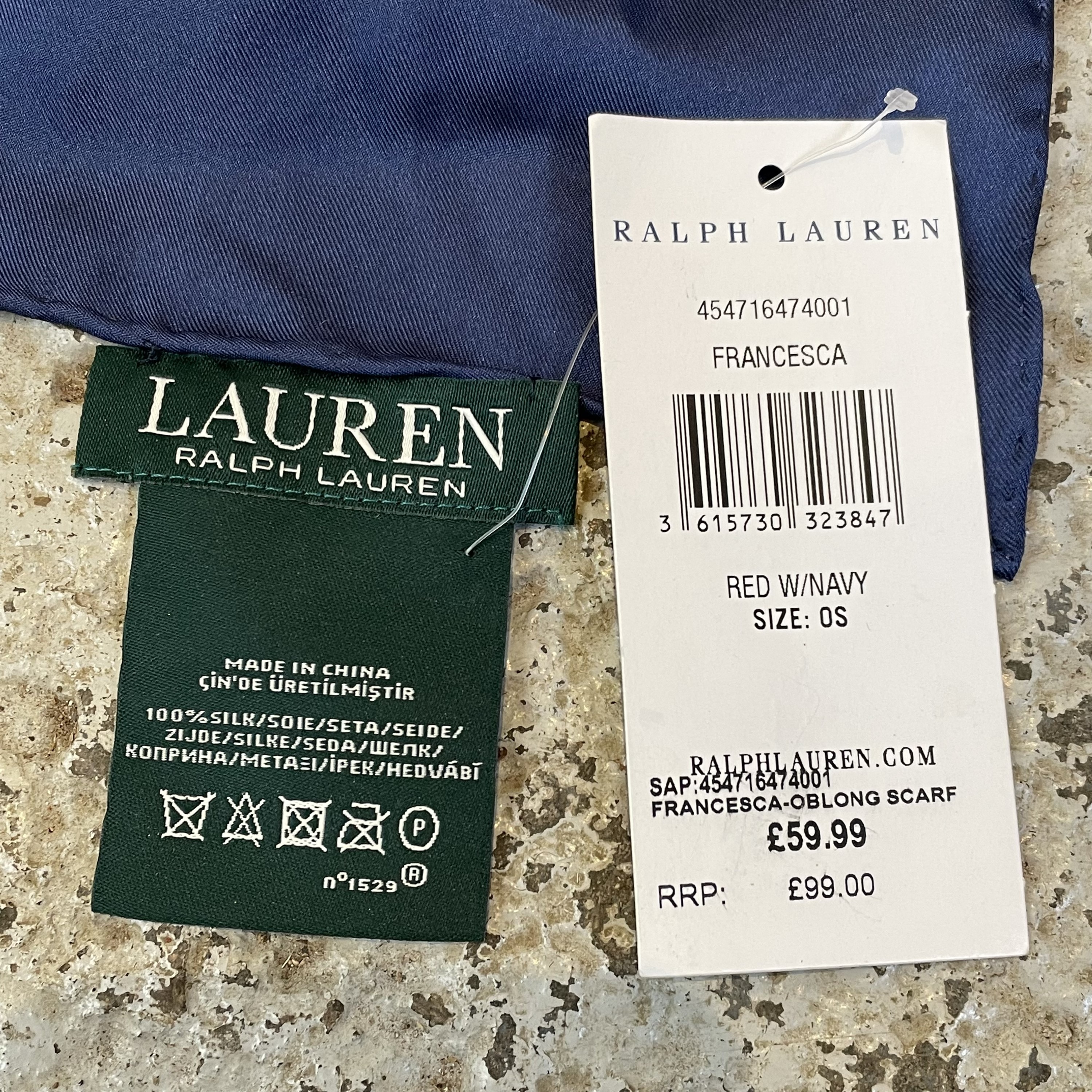 Lot 1055 - A Ralph Lauren printed silk 'Francesca'