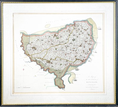 Lot 218 - 'A Map of the Hundred of Ringslow, containing...