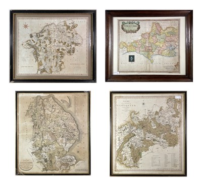 Lot 259 - MAPS. 'Dorsetshire,' by Robert Morden, later...