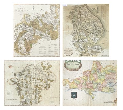 Lot 217 - MAPS. 'Dorsetshire,' by Robert Morden, later...