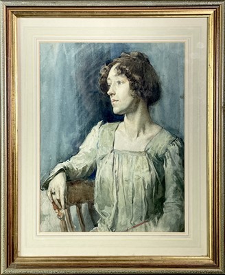 Lot 723 - Septimus Edwin SCOTT (1879-1962) Portrait of...