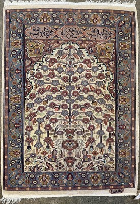 Lot 1216 - A Persian design prayer rug, mid 20th century,...