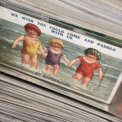 Lot 920 - Isle of Wight Postcards and ephemera. Lot...