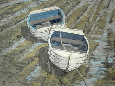 Lot 762 - William Henry INNES (1905-1999) Two row boats...