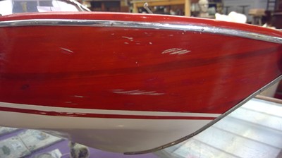Lot 58 - A well made Riva Aquarama model speedboat with...