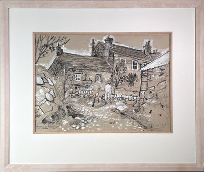 Lot 12 - Fred YATES (1922-2008) Zennor Cottages, Post...