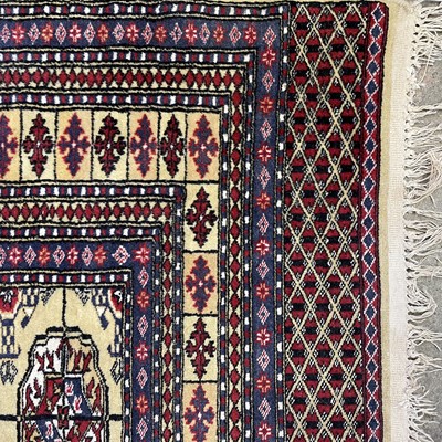 Lot 1217 - A Pakistan rug, circa 1930's, with nine rows...