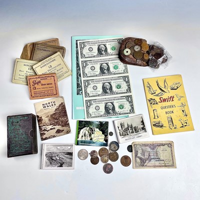 Lot 38 - Coins, Banknotes, Maps, etc. Comprising an...