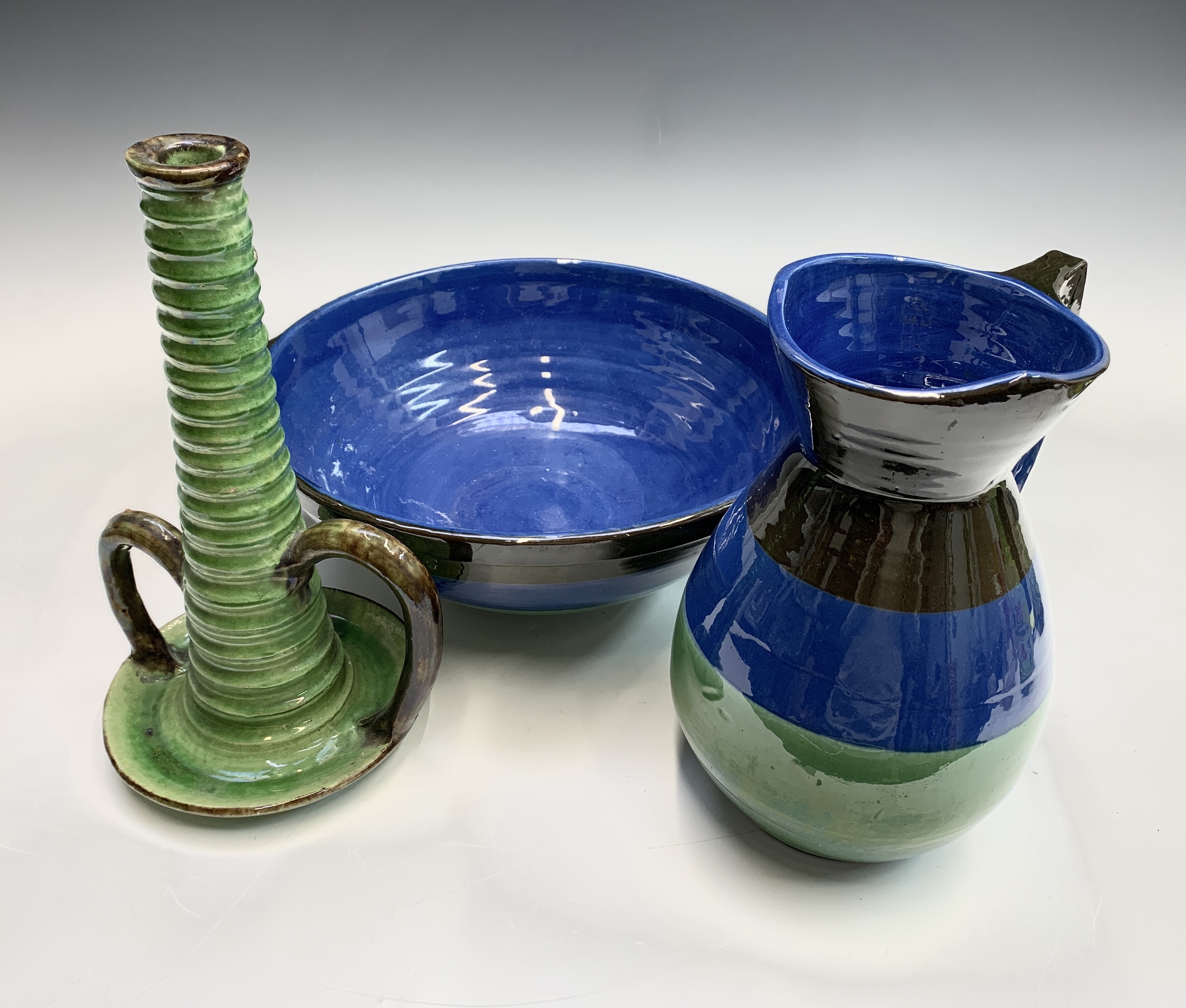 Lot 844 A C.H.Brannam North Devon pottery toilet jug