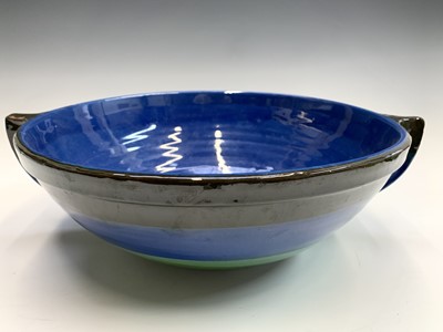 Lot 844 - A C.H.Brannam North Devon pottery toilet jug...
