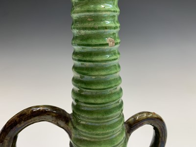 Lot 844 - A C.H.Brannam North Devon pottery toilet jug...