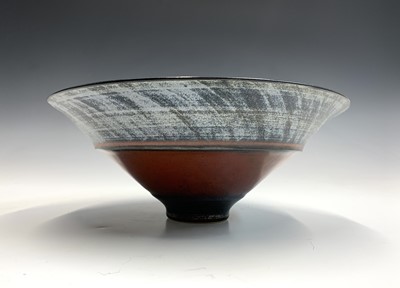 Lot 846 - A Christine Feiler studio pottery conical bowl...