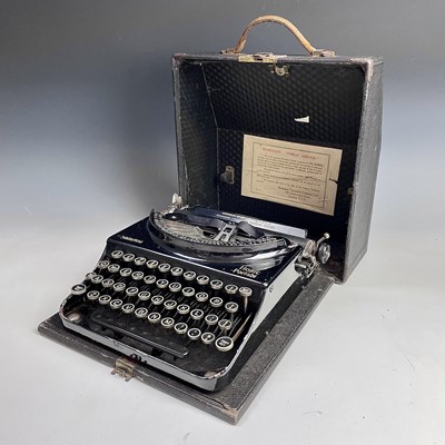 Lot 246 - A Remington Home Portable typewriter in the...