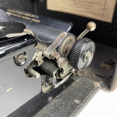 Lot 246 - A Remington Home Portable typewriter in the...