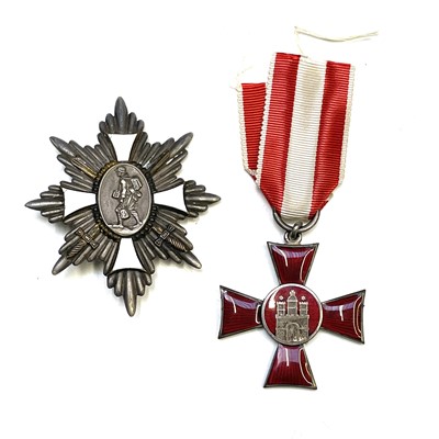 Lot 226 - Germany WWI Medals - Hamburg Hanseatic Cross...