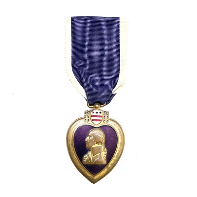 Lot 221 - USA Medal - Purple Heart. Official No. 90034