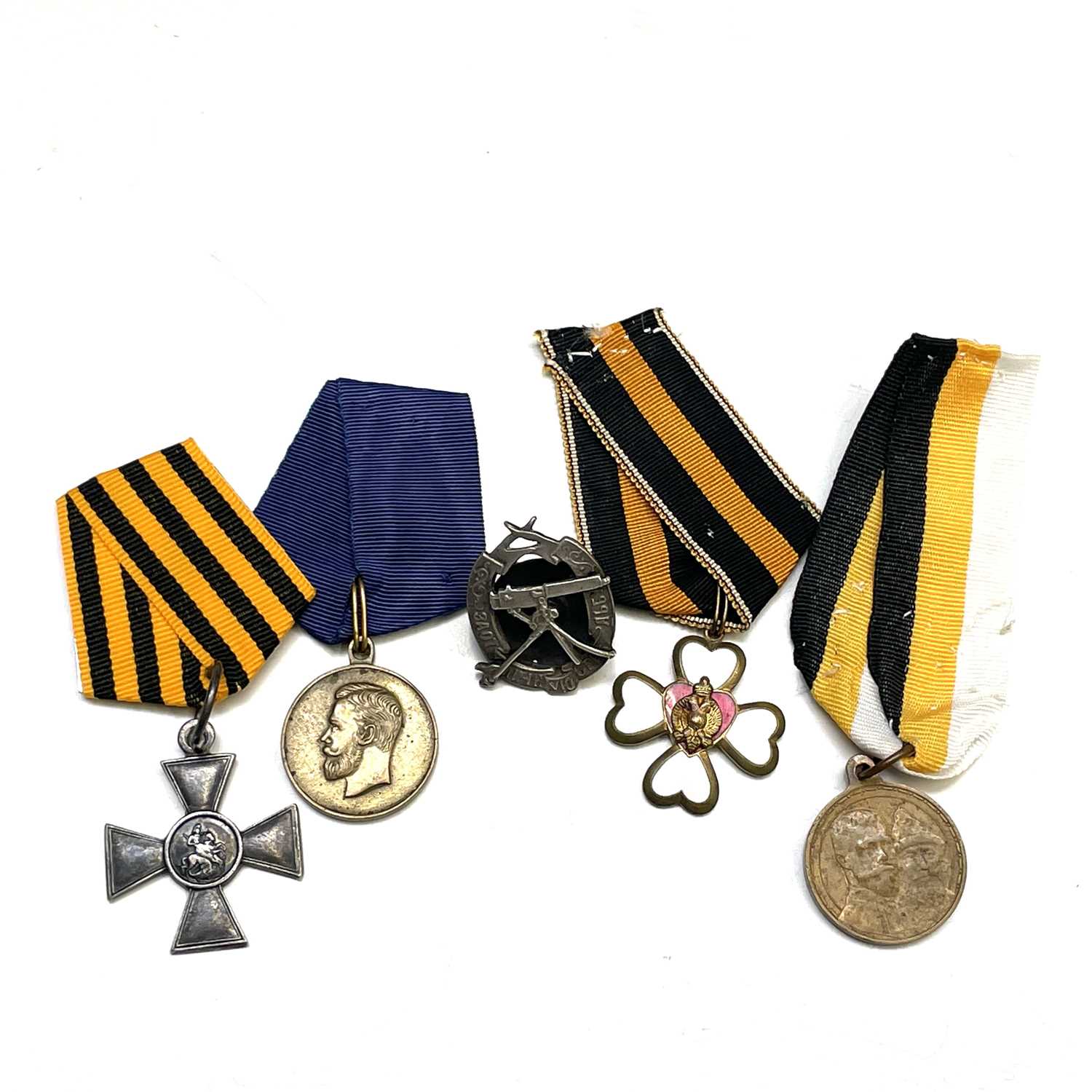 Lot 215 - Imperial Russia WWI Medals - 4 Medals....