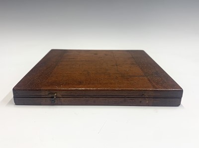 Lot 205 - A late 19th century brass circular protractor...