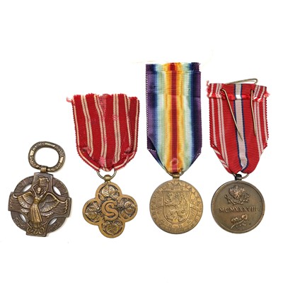 Lot 211 - Czechoslovakia WWI Medals - 4 Medals. War...