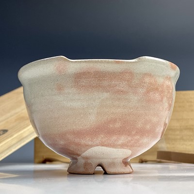 Lot 172 - Two Japanese pottery chawan, circa 1970's,...