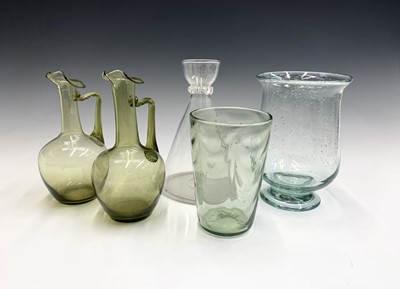 Lot 867 - Whitefriars and other glass, including a pair...